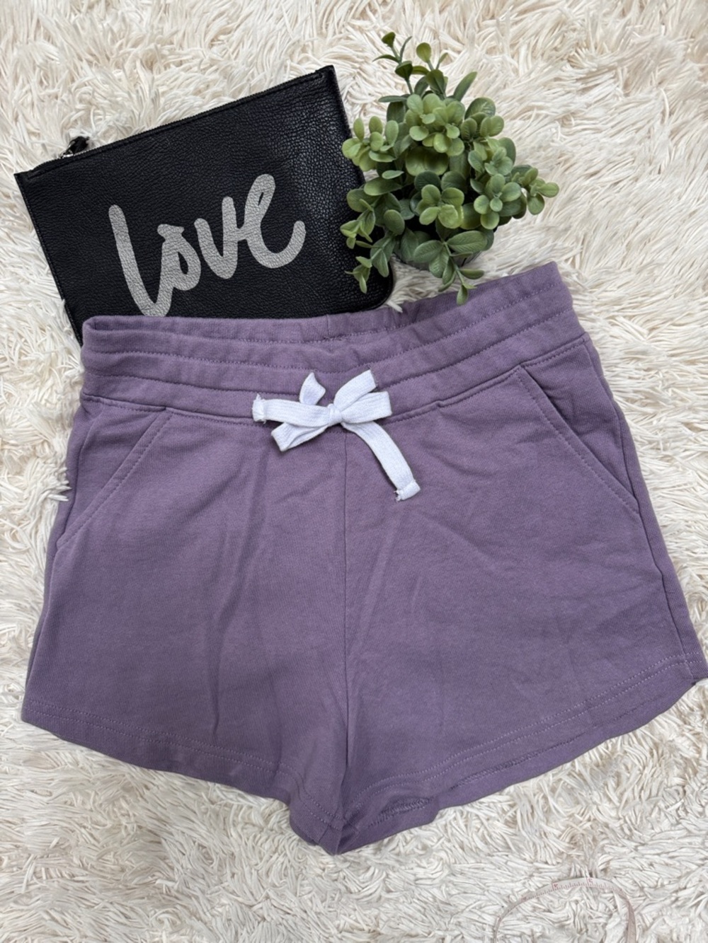 Reflex Terry Drawstring Shorts 💗 Lavender